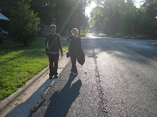 Me and Eli loving Durham. Photo by Margaux.