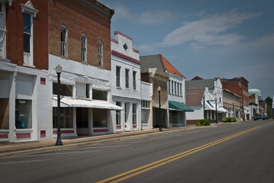 On our drive home we stopped by Hale County, Alabama to see the place Walker Evans and James Agee visited so long ago. This is the downtown of the city of Greensboro. I felt a bit overwhelmed being there. I don't think Eli felt this importance.